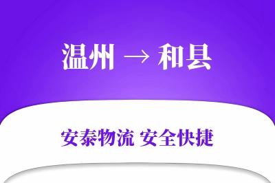 温州到和县物流公司
