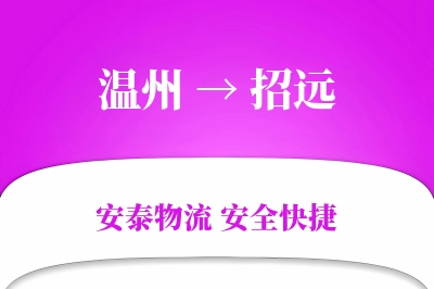 温州到招远物流公司